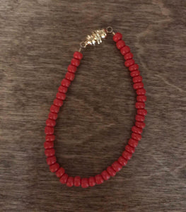 Red Beaded Necklace for Felicity