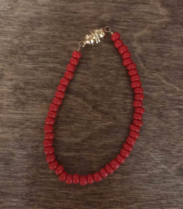 Red Beaded Necklace for Felicity