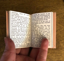 Load image into Gallery viewer, Jane Austens Trio of miniature books for 18 inch American Girl Dolls - Sense and Sensibility, Emma &amp; Pride and Prejudice 1:3 Scale
