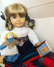 Load image into Gallery viewer, McGuffey&#39;s First Reader doll sized miniature book for 18 inch American Girl Dolls 1:3 Scale
