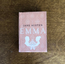 Load image into Gallery viewer, Jane Austens Trio of miniature books for 18 inch American Girl Dolls - Sense and Sensibility, Emma &amp; Pride and Prejudice 1:3 Scale
