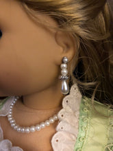 Load image into Gallery viewer, Fancy Pearl Earring Dangles for 18 inch Dolls (Dangles only) Doll Jewelry
