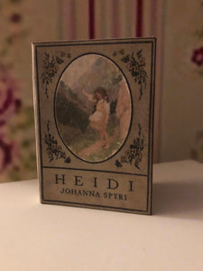 Heidi doll sized miniature book for American Girl Dolls - 2 week turn around time 1:3 Scale