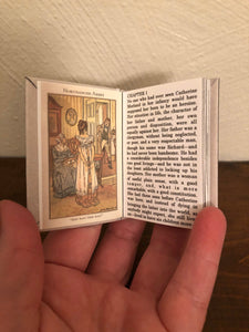 Jane Austens Northanger Abbey miniature doll sized book for 18 inch AG Dolls 1:3 Scale