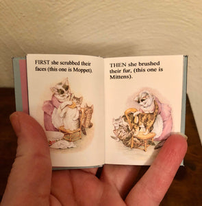 Tale of Tom Kitten Miniature Book for 18 inch American Girl Dolls 1:3 Scale