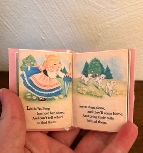 Little Bo-Peep doll sized miniature book for 18 inch American Girl Dolls 1:3 Scale