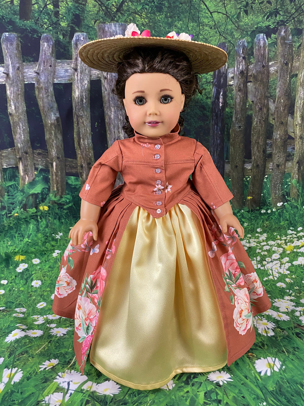 Highland Series Inspired Dressage Gown for 18 inch Dolls (Made To Order 2 week turn around time)