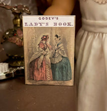 Load image into Gallery viewer, Godey’s Ladies Book Miniature Book for 18 inch American Girl Dolls 1:3 Scale
