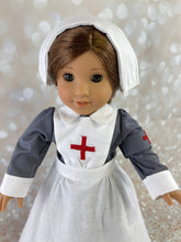 Load image into Gallery viewer, WW1 Nurse’s Uniform for 18 Inch Dolls (Made To Order 2 week turn around time)
