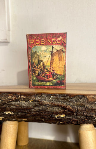 Swiss Family Robinson Miniature Book for 18 inch American Girl Dolls 1:3 Scale