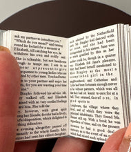 Load image into Gallery viewer, Jane Austen&#39;s Pride and Prejudice 1:6 scale doll sized miniature book for 12-14” Dolls or diaramas
