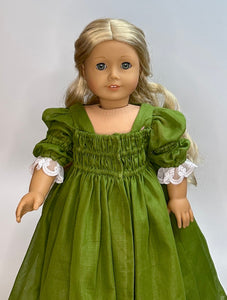 Chemise à la Reine Gown for 18 inch American Girl Dolls | Historical Doll Clothing | Doll Dress | Ready To Ship