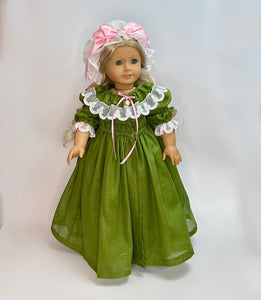 Chemise à la Reine Gown for 18 inch American Girl Dolls | Historical Doll Clothing | Doll Dress | Ready To Ship